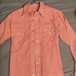 Vintage men’s small wrangler pearl snap